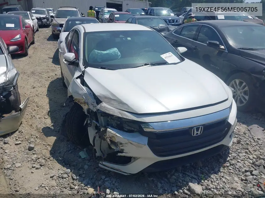 2021 Honda Insight Ex VIN: 19XZE4F56ME005705 Lot: 45544641
