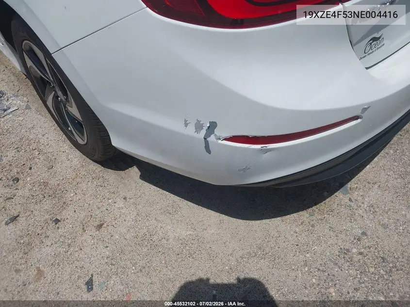 2022 Honda Insight Ex VIN: 19XZE4F53NE004416 Lot: 45532102