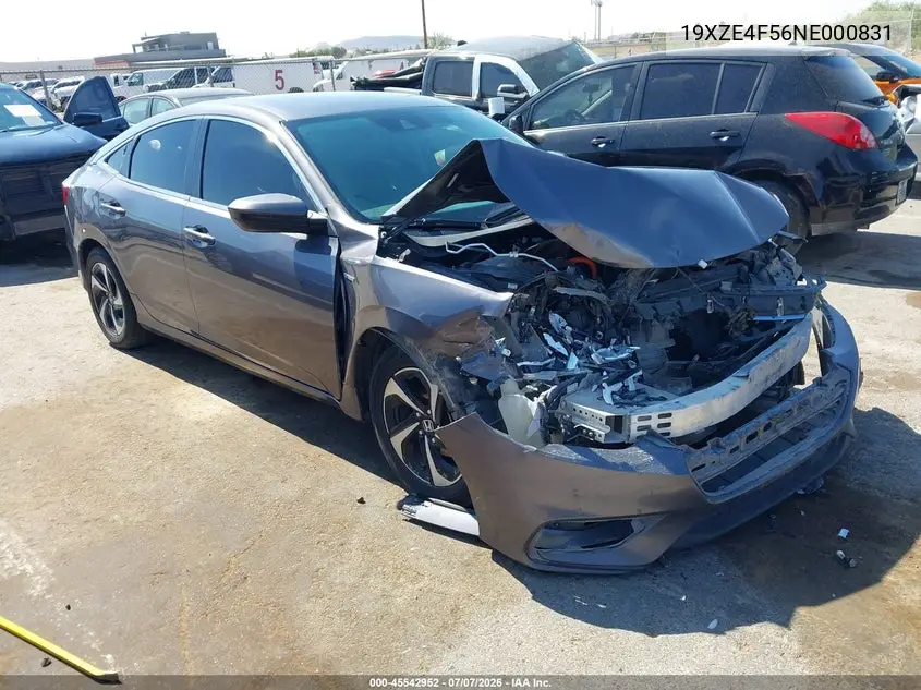 2022 Honda Insight Ex VIN: 19XZE4F56NE000831 Lot: 45542952