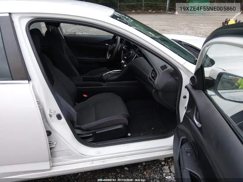 2022 Honda Insight Ex VIN: 19XZE4F55NE005860 Lot: 45598743