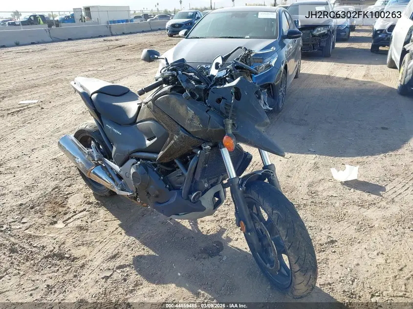 2015 Honda Nc700X VIN: JH2RC6302FK100263 Lot: 44559485