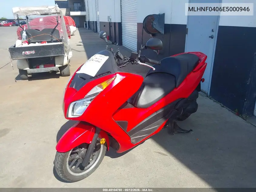 2014 Honda Nss300 VIN: MLHNF0406E5000946 Lot: 45104780
