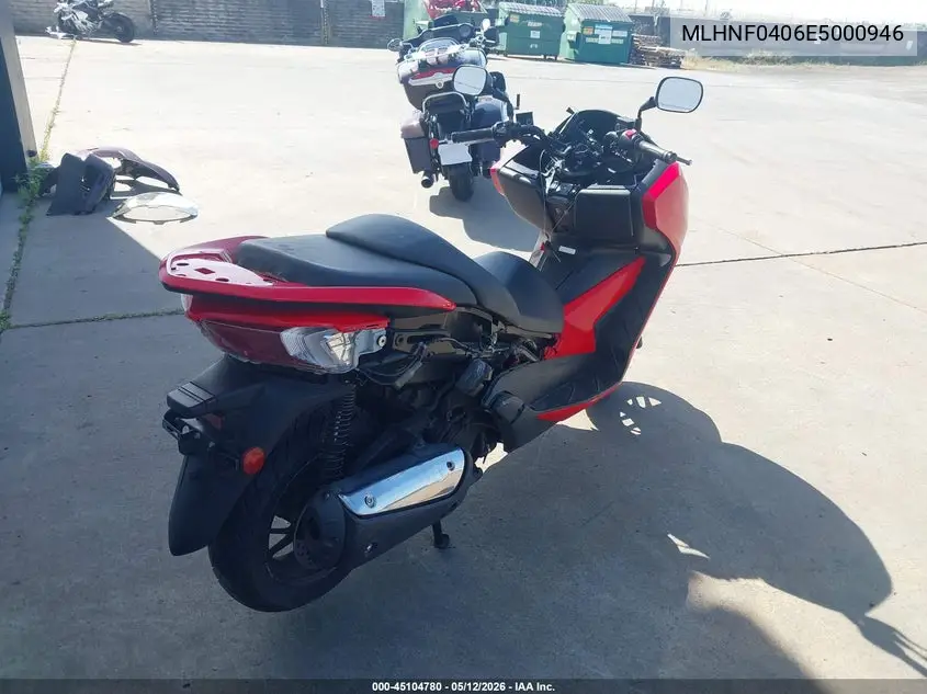2014 Honda Nss300 VIN: MLHNF0406E5000946 Lot: 45104780