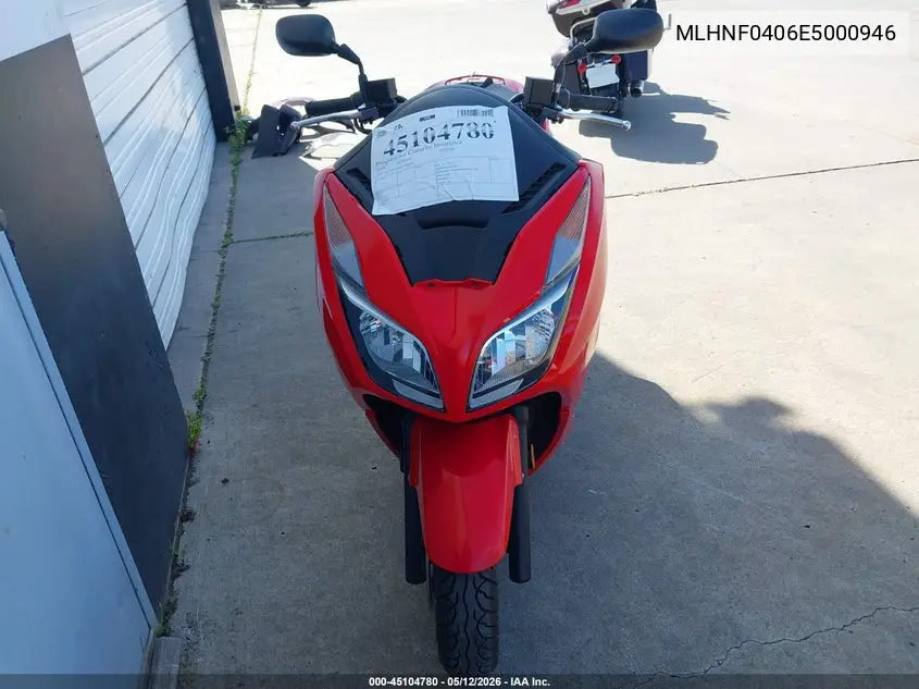 2014 Honda Nss300 VIN: MLHNF0406E5000946 Lot: 45104780