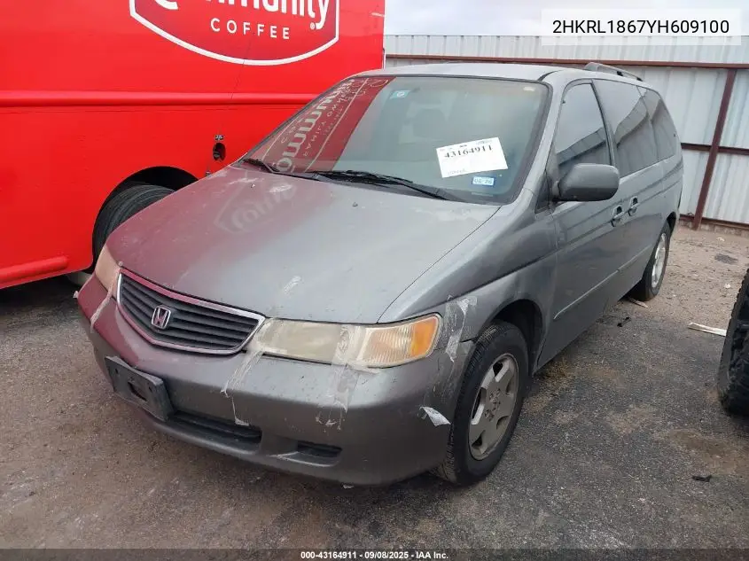 2HKRL1867YH609100 2000 Honda Odyssey Ex