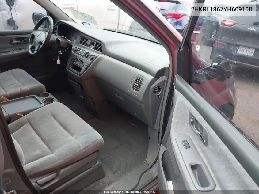 2HKRL1867YH609100 2000 Honda Odyssey Ex