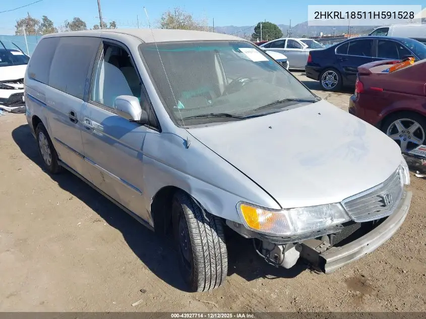 2HKRL18511H591528 2001 Honda Odyssey Lx
