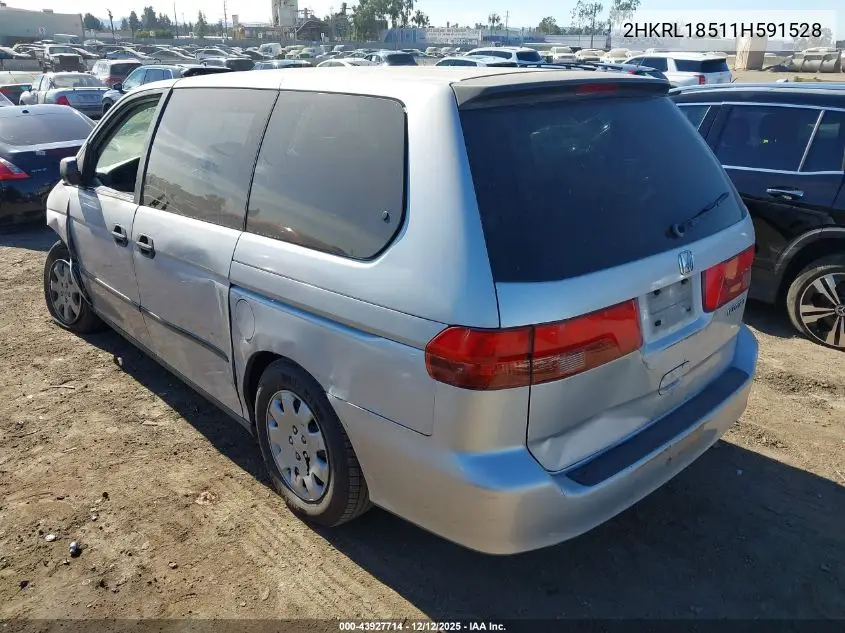 2HKRL18511H591528 2001 Honda Odyssey Lx