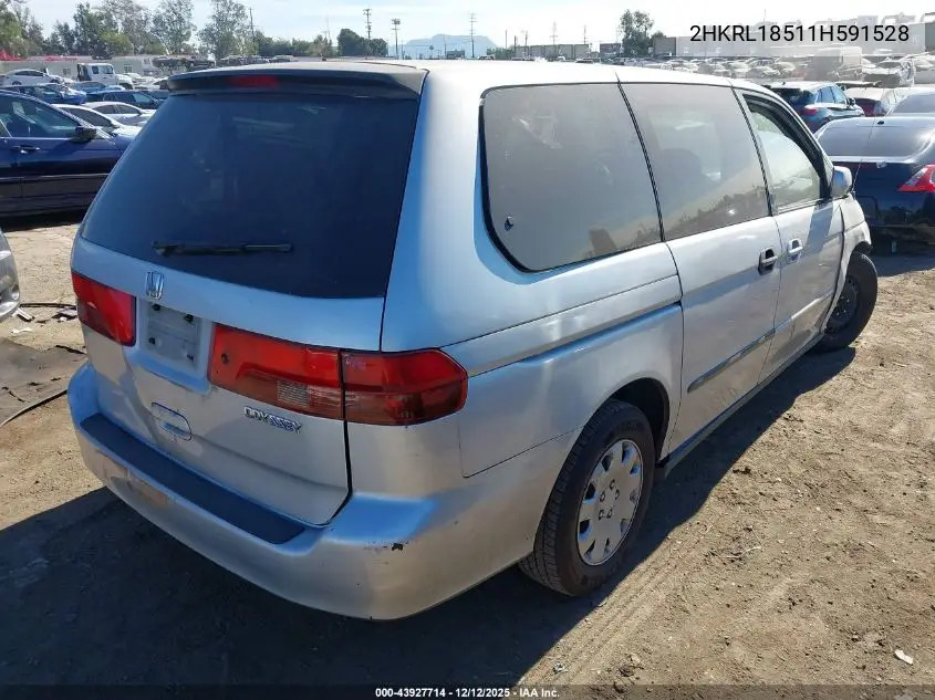 2HKRL18511H591528 2001 Honda Odyssey Lx