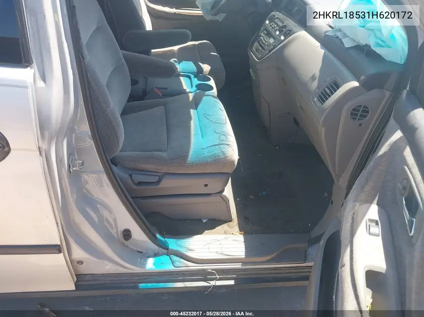 2001 Honda Odyssey Lx VIN: 2HKRL18531H620172 Lot: 45232017