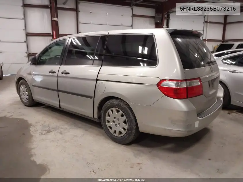 5FNRL38235B073216 2005 Honda Odyssey Lx
