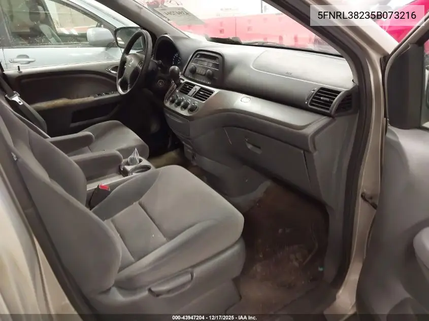 5FNRL38235B073216 2005 Honda Odyssey Lx