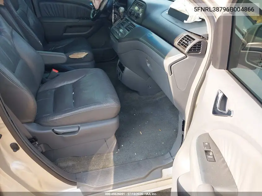 2006 Honda Odyssey Ex-L VIN: 5FNRL38796B004866 Lot: 45626091