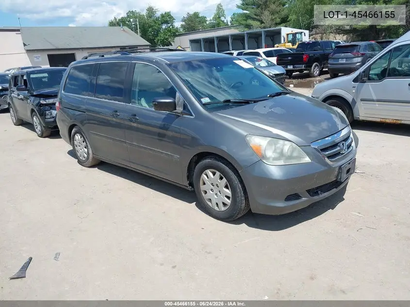 2007 Honda Odyssey Lx VIN: 5FNRL38297B012407 Lot: 45466155