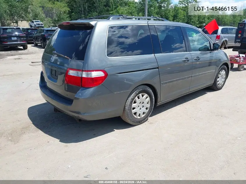 2007 Honda Odyssey Lx VIN: 5FNRL38297B012407 Lot: 45466155