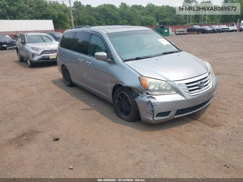 2010 Honda Odyssey Ex-L VIN: 5FNRL3H6XAB089572 Lot: 45606203