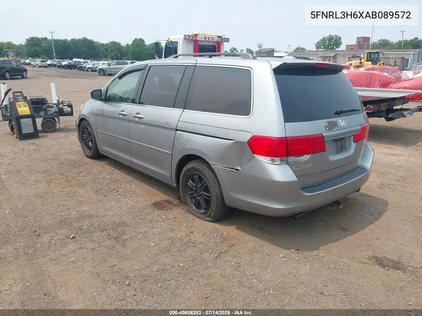 2010 Honda Odyssey Ex-L VIN: 5FNRL3H6XAB089572 Lot: 45606203