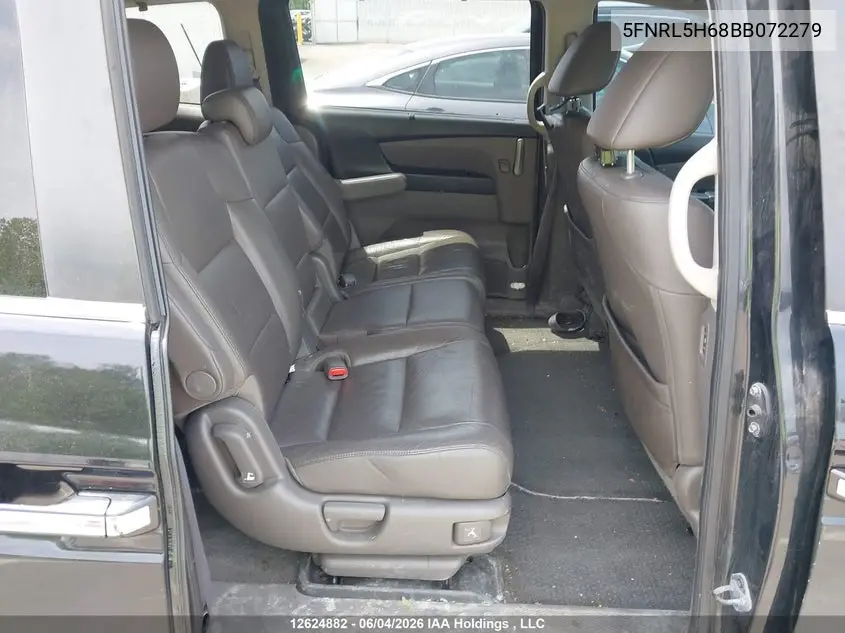 2011 Honda Odyssey VIN: 5FNRL5H68BB072279 Lot: 12624882