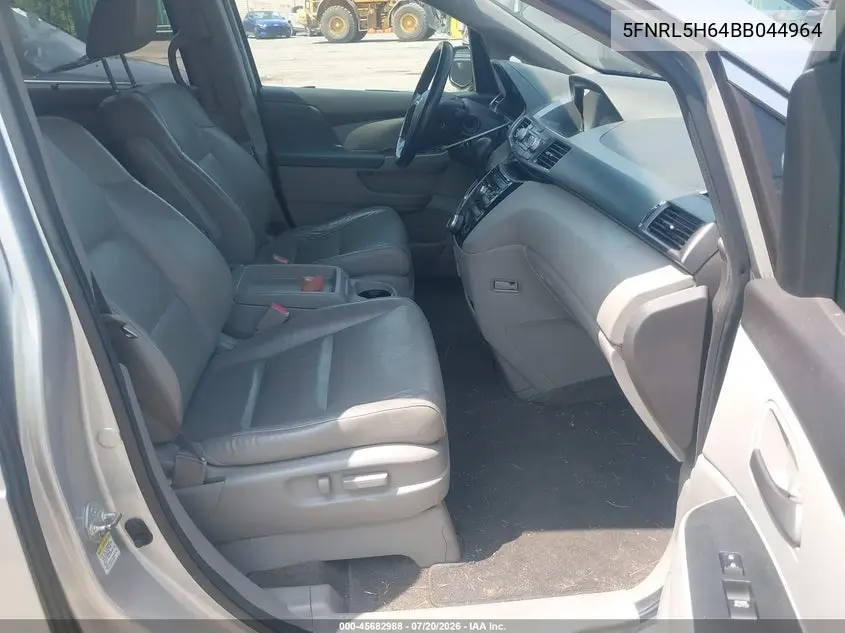 2011 Honda Odyssey Ex-L VIN: 5FNRL5H64BB044964 Lot: 45682988