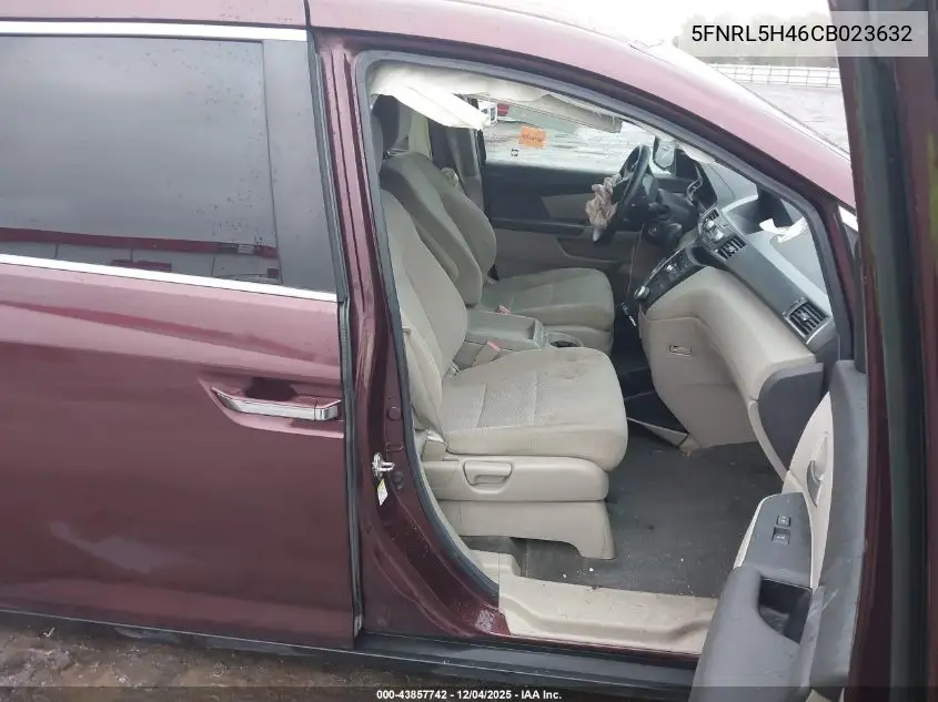 5FNRL5H46CB023632 2012 Honda Odyssey Ex