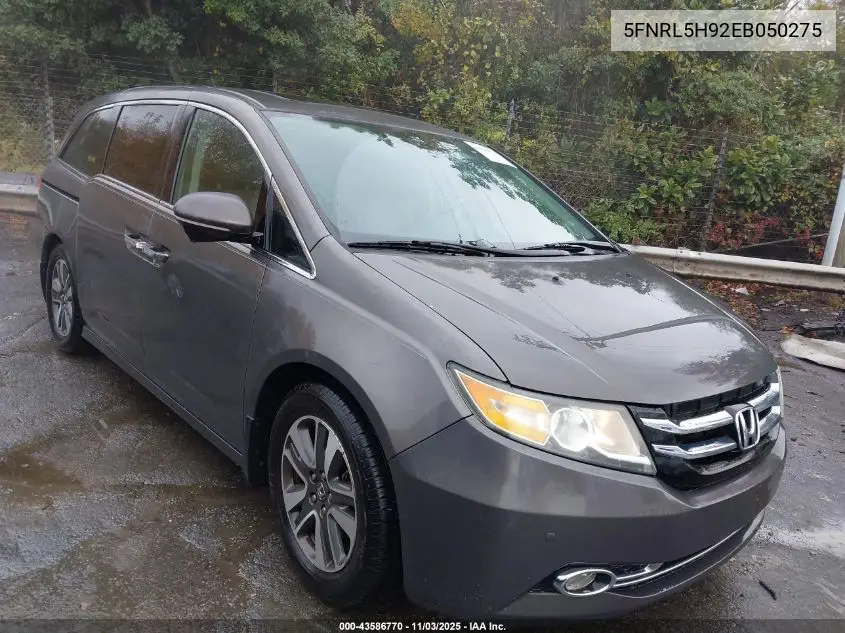 5FNRL5H92EB050275 2014 Honda Odyssey Touring/Touring Elite