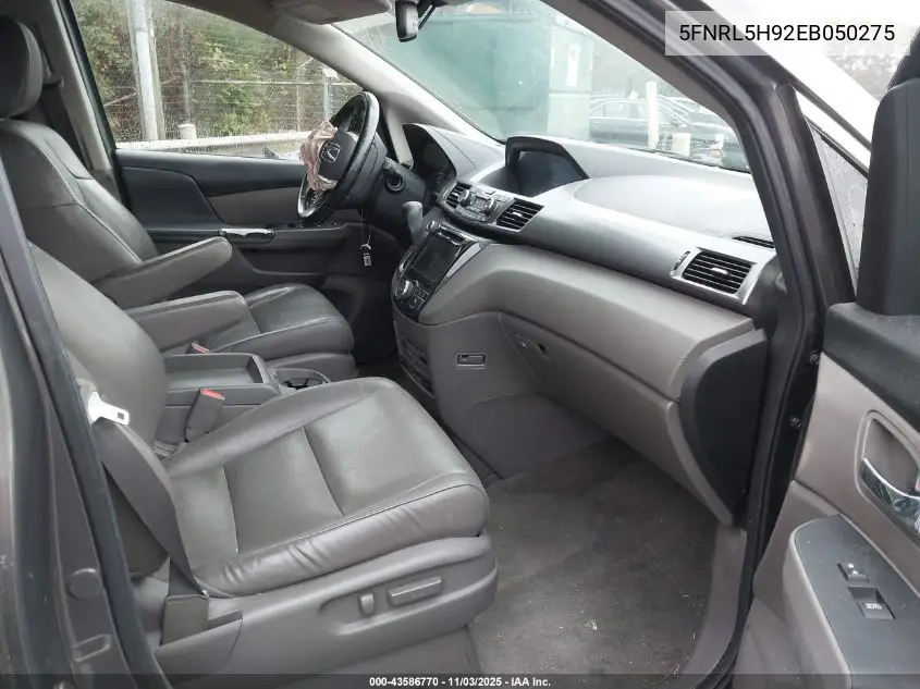 5FNRL5H92EB050275 2014 Honda Odyssey Touring/Touring Elite