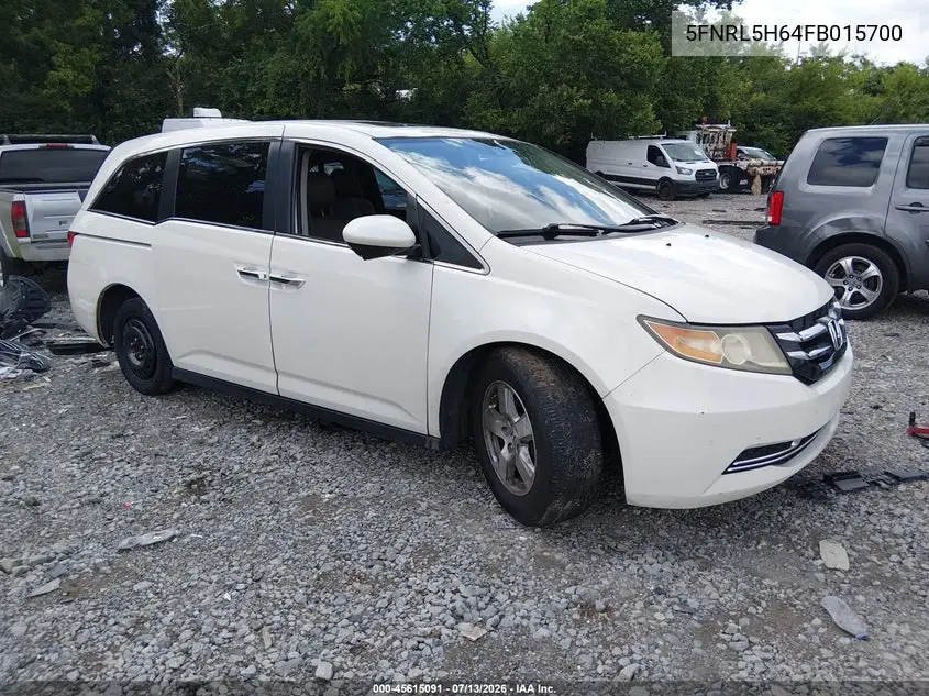 2015 Honda Odyssey Ex-L VIN: 5FNRL5H64FB015700 Lot: 45615091