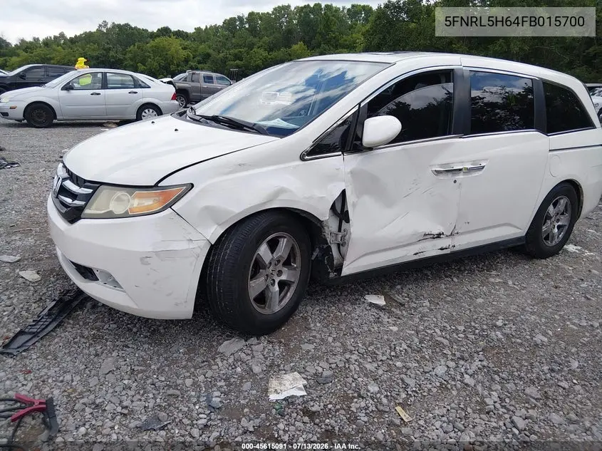 2015 Honda Odyssey Ex-L VIN: 5FNRL5H64FB015700 Lot: 45615091