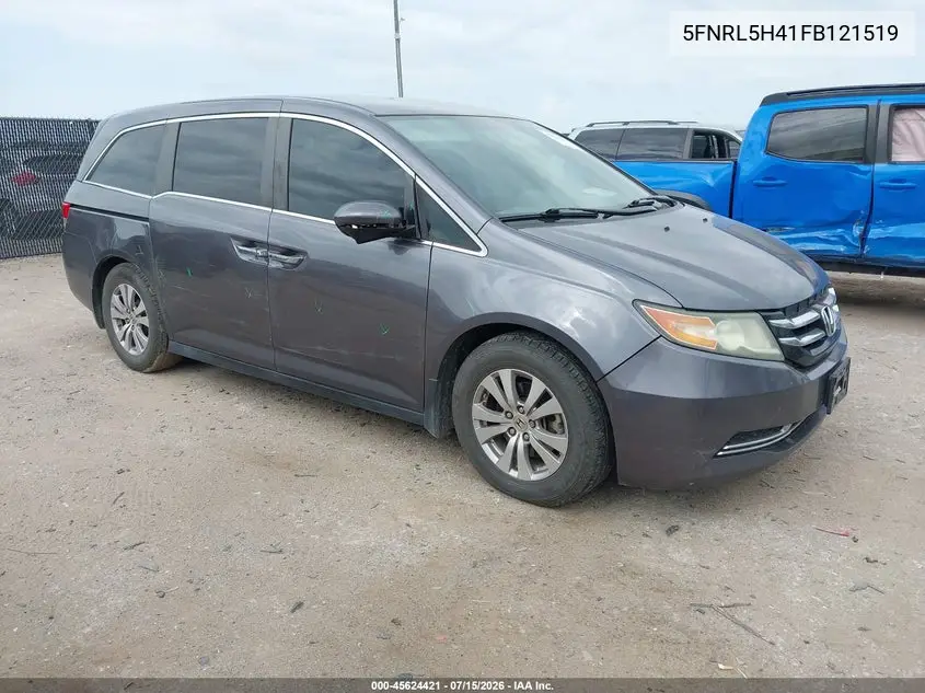 2015 Honda Odyssey Ex VIN: 5FNRL5H41FB121519 Lot: 45624421