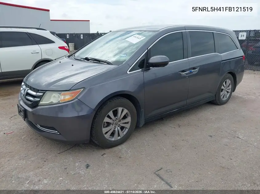 2015 Honda Odyssey Ex VIN: 5FNRL5H41FB121519 Lot: 45624421