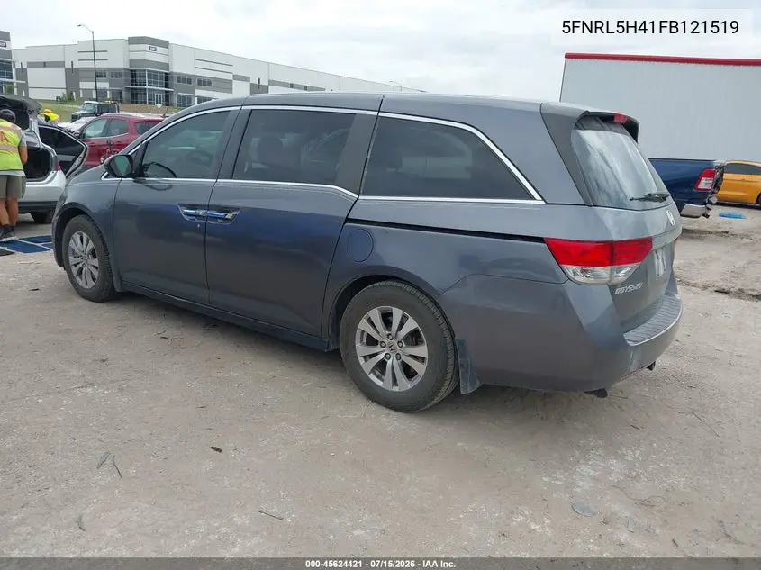 2015 Honda Odyssey Ex VIN: 5FNRL5H41FB121519 Lot: 45624421
