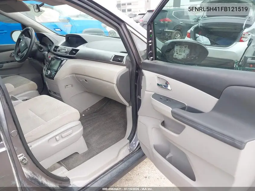 2015 Honda Odyssey Ex VIN: 5FNRL5H41FB121519 Lot: 45624421
