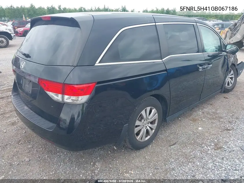 2016 Honda Odyssey Ex VIN: 5FNRL5H41GB067186 Lot: 45576366