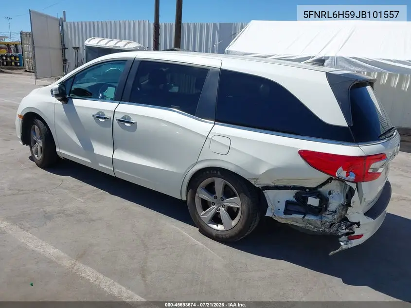2018 Honda Odyssey Ex VIN: 5FNRL6H59JB101557 Lot: 45693674