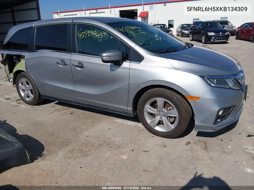 2019 Honda Odyssey Ex VIN: 5FNRL6H5XKB134309 Lot: 45595365