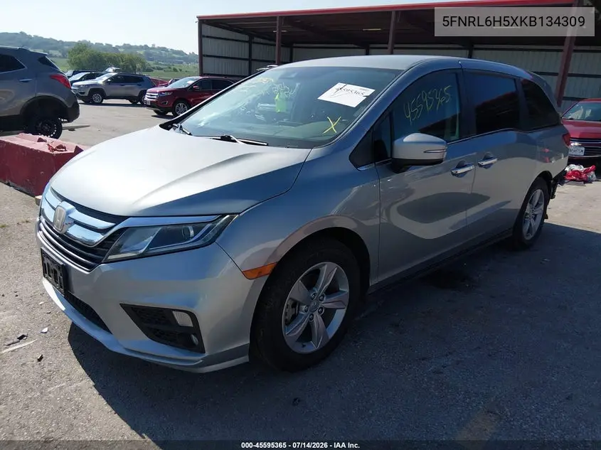 2019 Honda Odyssey Ex VIN: 5FNRL6H5XKB134309 Lot: 45595365