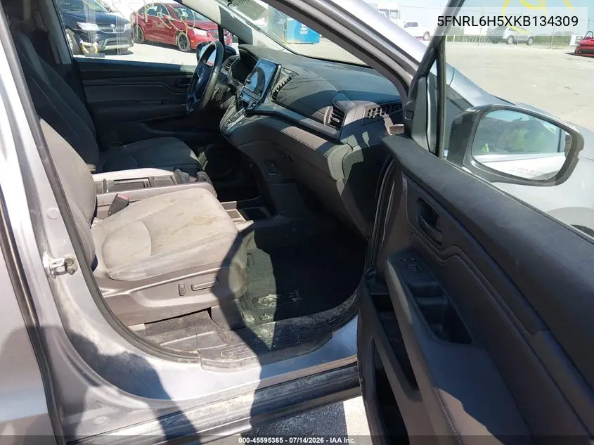 2019 Honda Odyssey Ex VIN: 5FNRL6H5XKB134309 Lot: 45595365