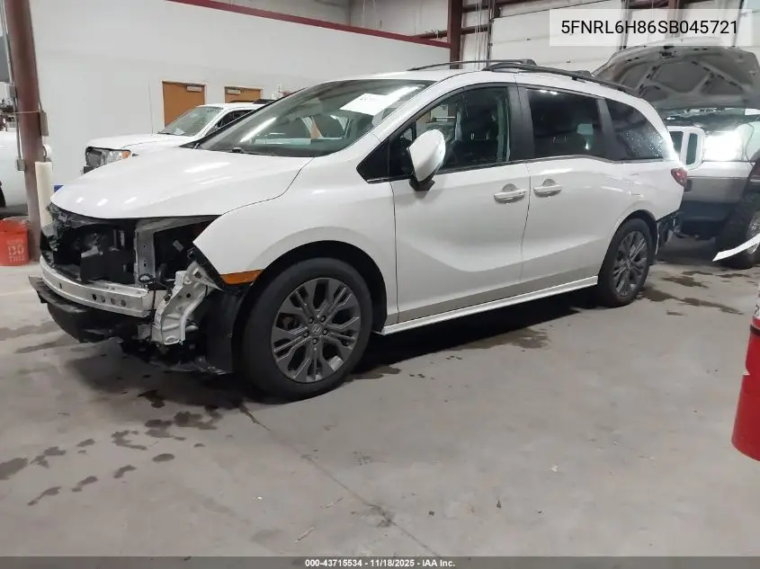 5FNRL6H86SB045721 2025 Honda Odyssey Touring