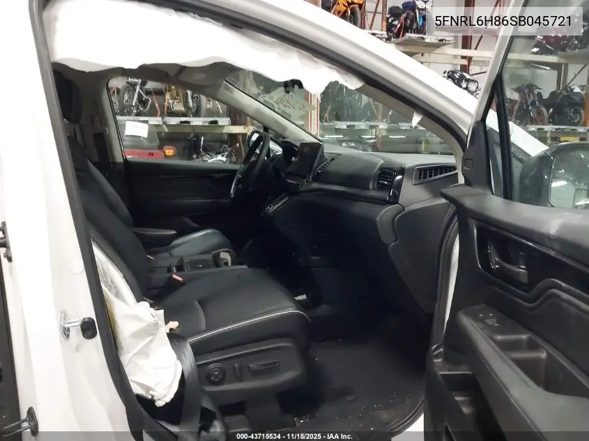 5FNRL6H86SB045721 2025 Honda Odyssey Touring