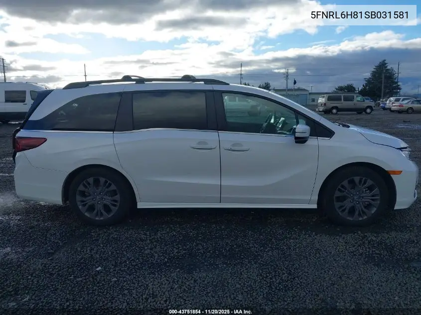 5FNRL6H81SB031581 2025 Honda Odyssey Touring