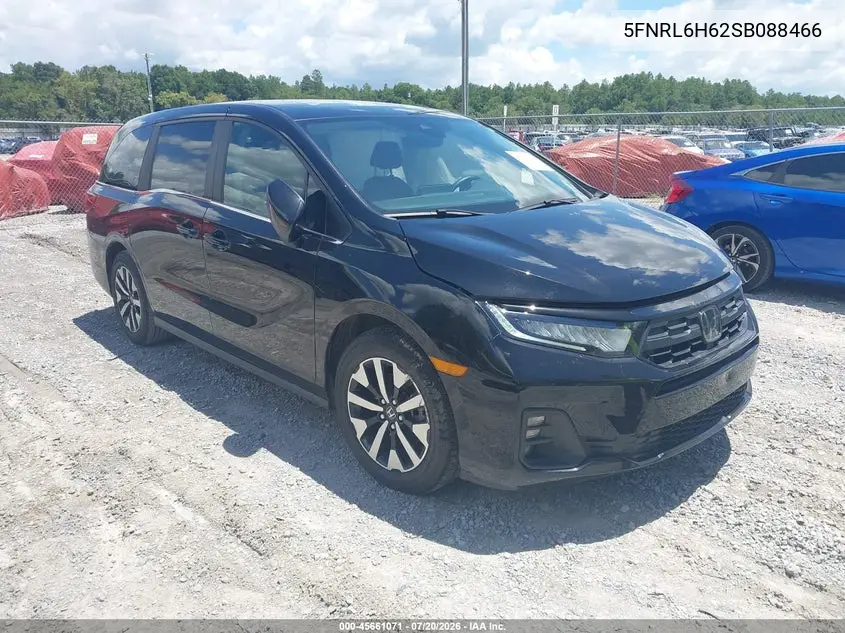 2025 Honda Odyssey Ex-L VIN: 5FNRL6H62SB088466 Lot: 45661071