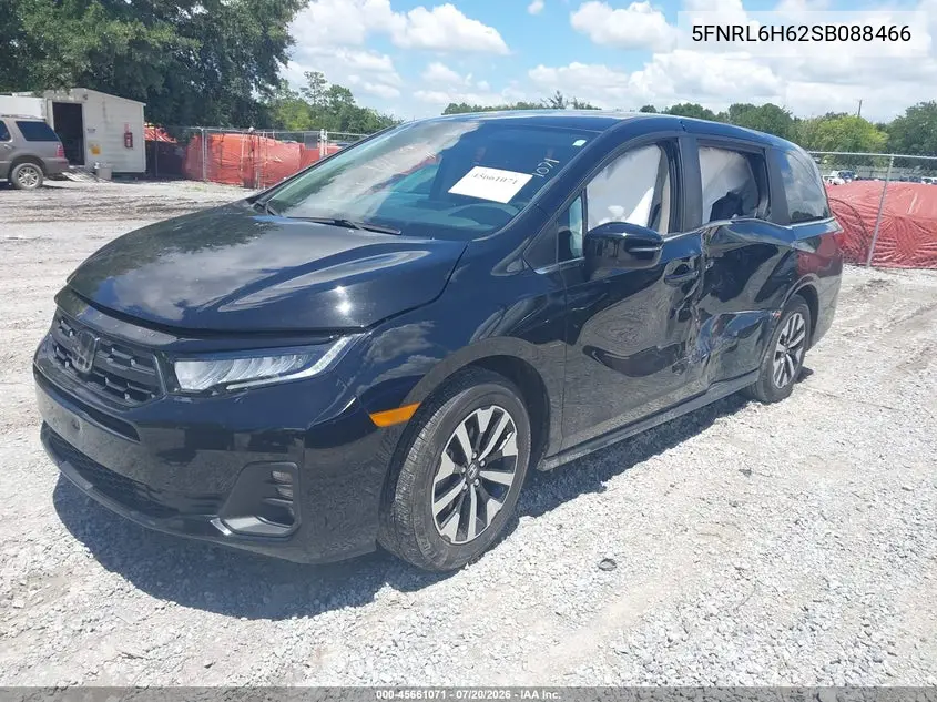 2025 Honda Odyssey Ex-L VIN: 5FNRL6H62SB088466 Lot: 45661071