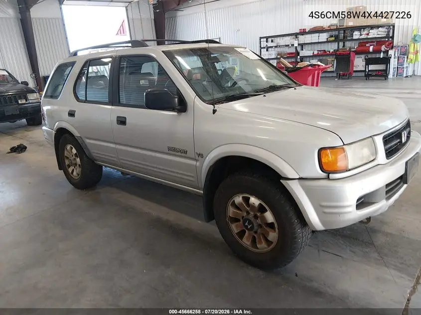 1999 Honda Passport Ex/Lx VIN: 4S6CM58W4X4427226 Lot: 45666258