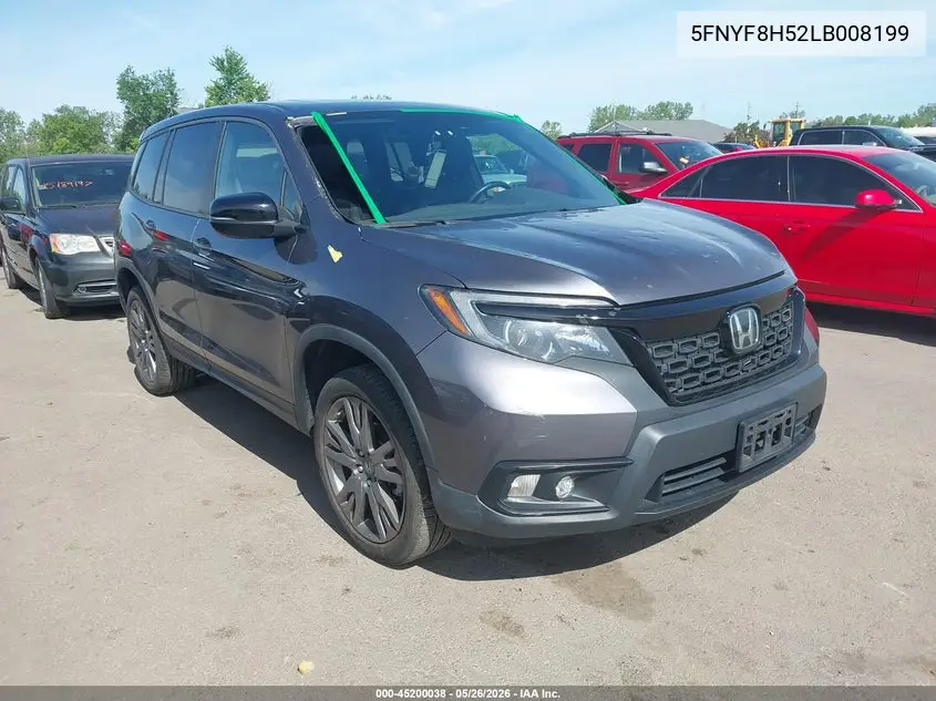 2020 Honda Passport Awd Ex-L VIN: 5FNYF8H52LB008199 Lot: 45200038