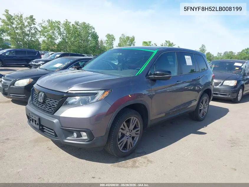 2020 Honda Passport Awd Ex-L VIN: 5FNYF8H52LB008199 Lot: 45200038