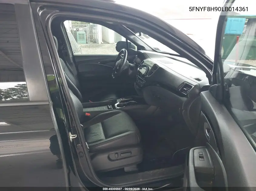 2020 Honda Passport Awd Touring VIN: 5FNYF8H90LB014361 Lot: 45305507