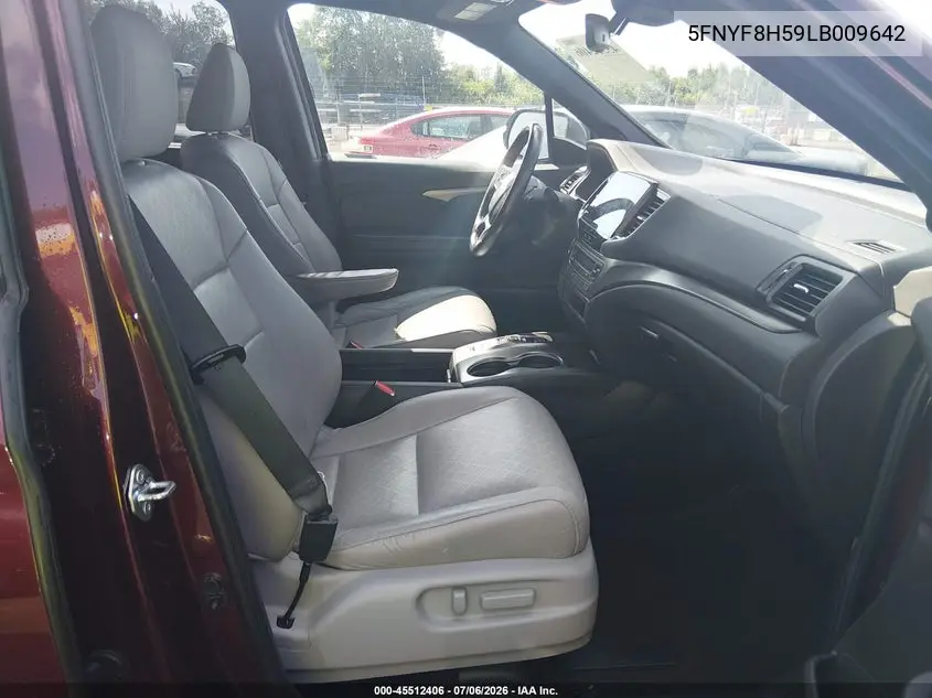 2020 Honda Passport Awd Ex-L VIN: 5FNYF8H59LB009642 Lot: 45512406
