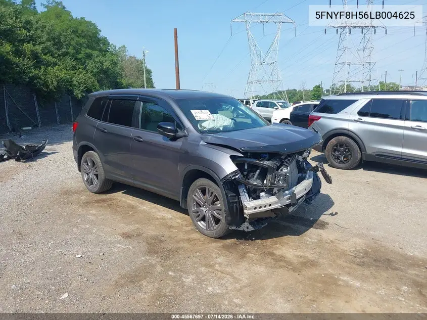 2020 Honda Passport Awd Ex-L VIN: 5FNYF8H56LB004625 Lot: 45567697