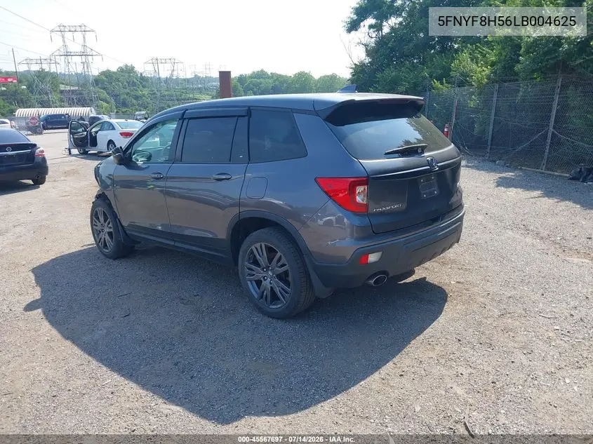 2020 Honda Passport Awd Ex-L VIN: 5FNYF8H56LB004625 Lot: 45567697