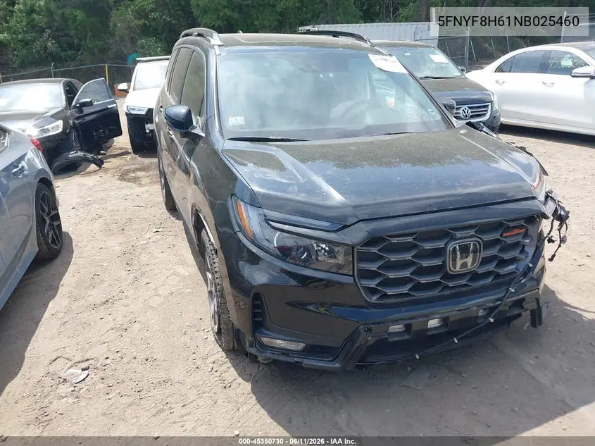 2022 Honda Passport Awd Trailsport VIN: 5FNYF8H61NB025460 Lot: 45350730